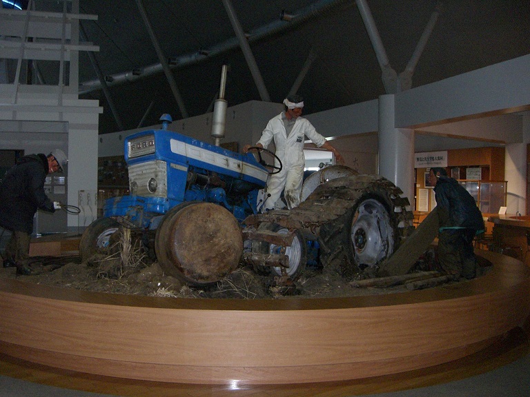 干拓当時の耕作機械