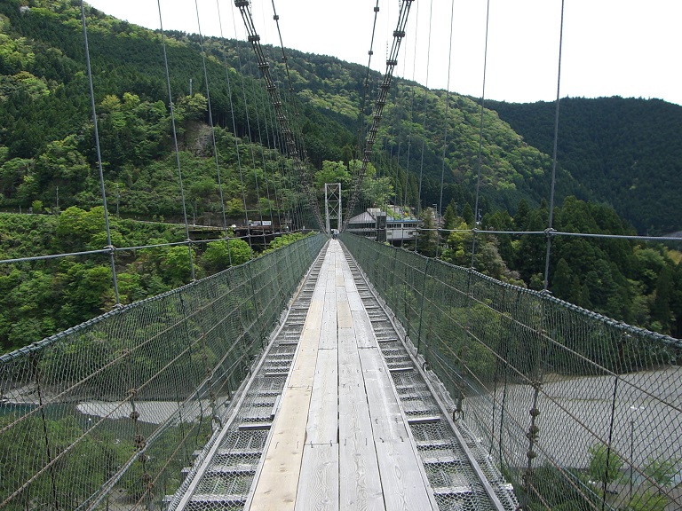 谷瀬の吊り橋3
