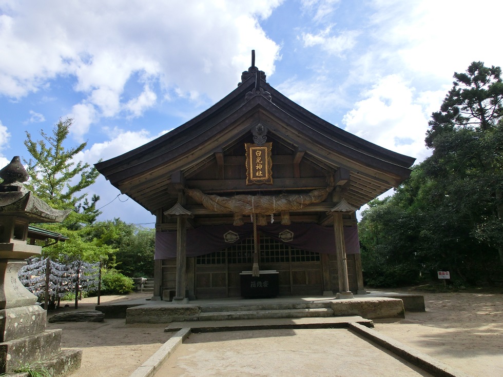 白兎神社の拝殿