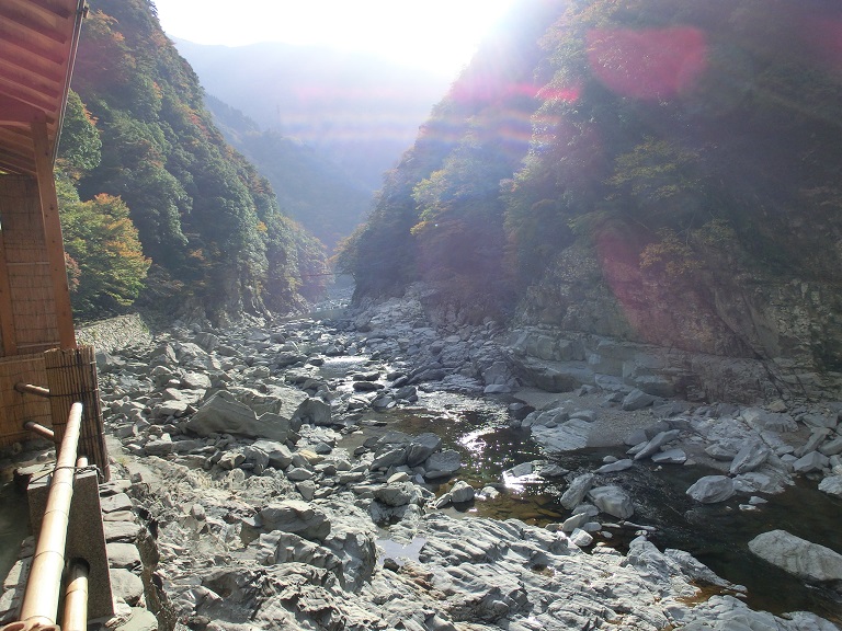 祖谷温泉から見る景色