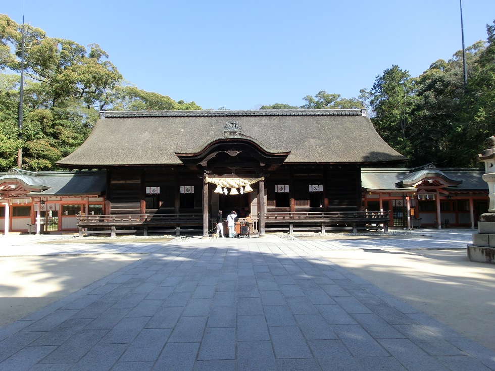 大山祇神社の拝殿