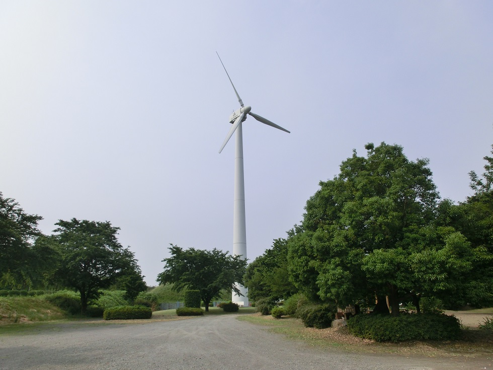 県内唯一の風力発電施設