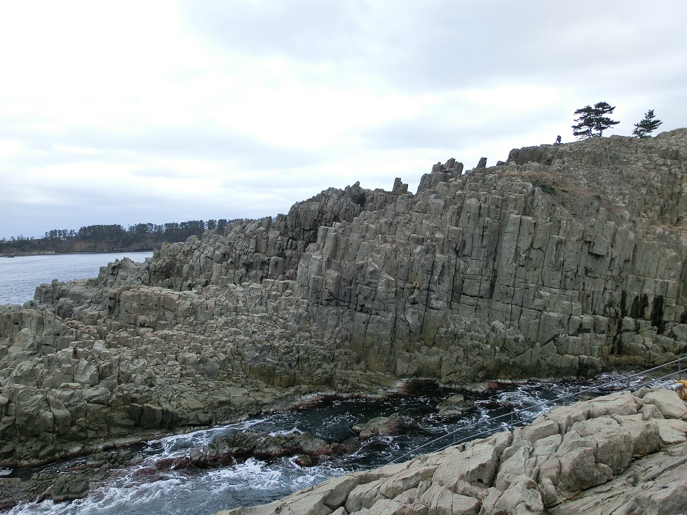 東尋坊の岸壁