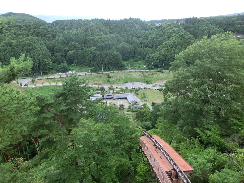 道の駅「南きよさと」の山頂エリアから見る風景の写真