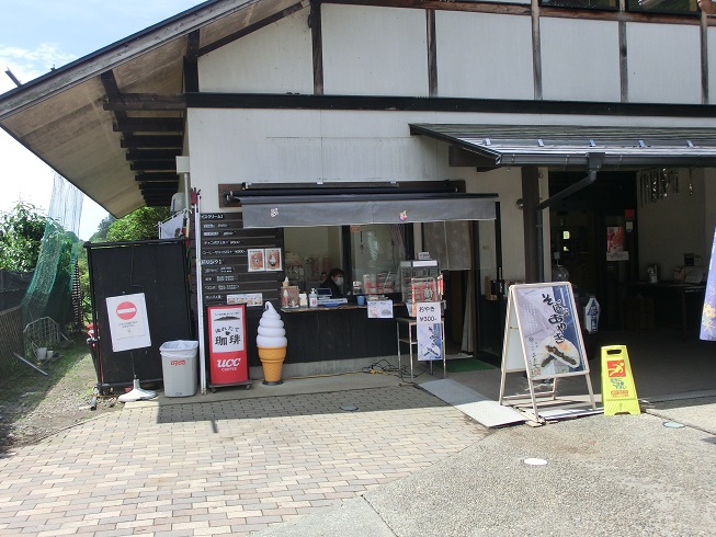 道の駅「南きよさと」の軽食スタンドの写真