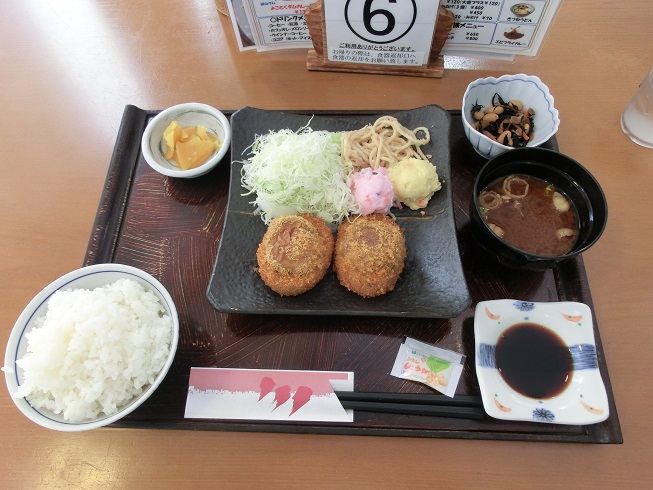 道の駅 | 星のふる里ふじはし | しいたけコロッケ定食