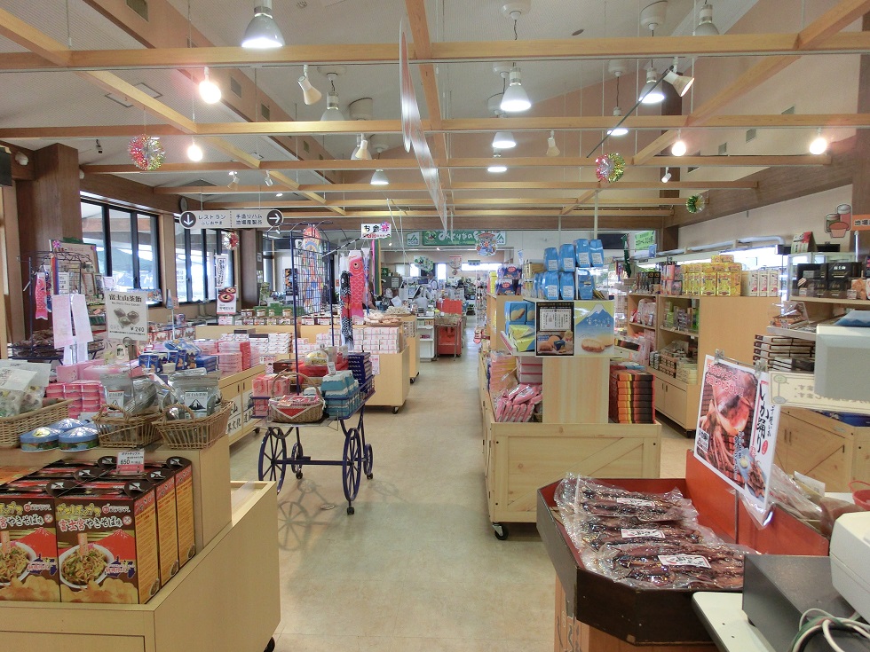 物産館の様子
