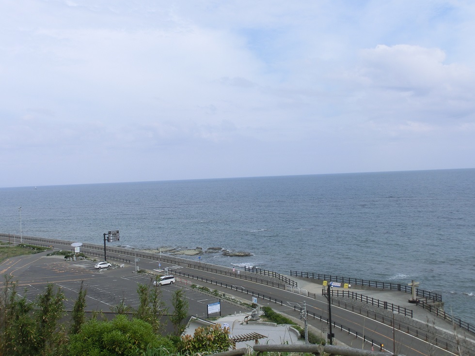 御前崎から見る遠州灘