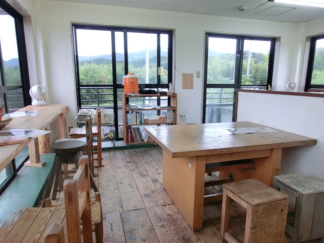 「道の駅　ちはやあかさか」の2階の飲食スペースの写真