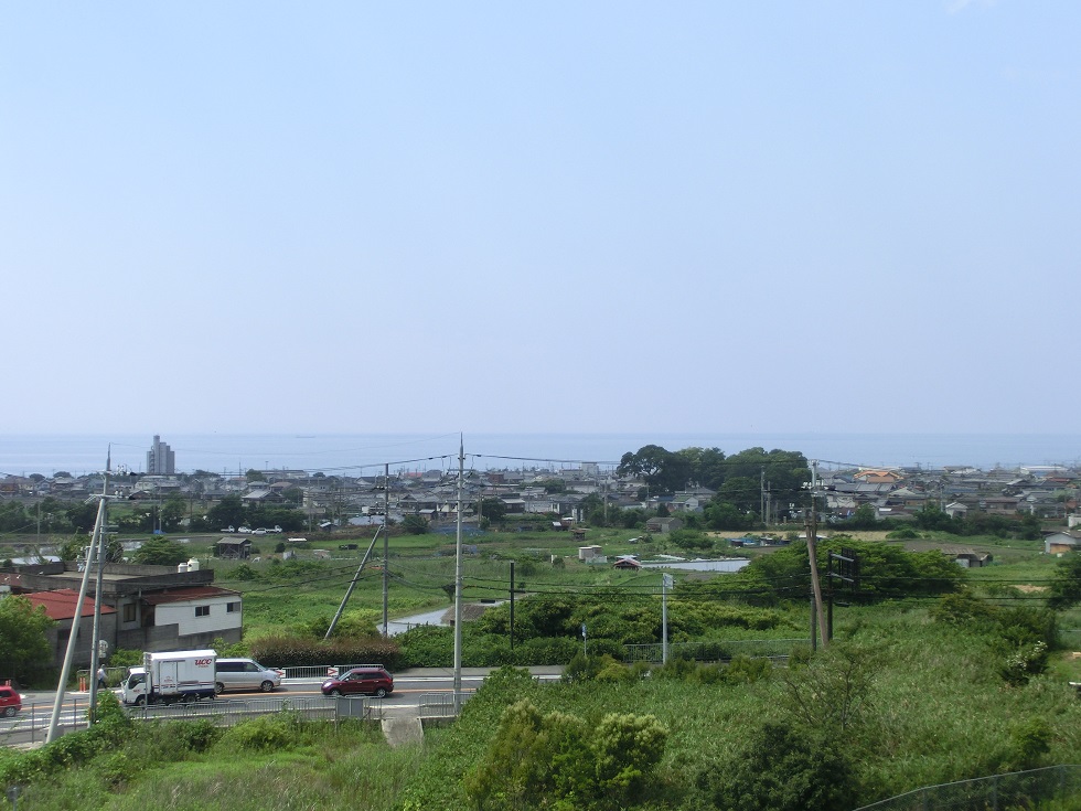 展望台(夢灯台)から見る大阪湾