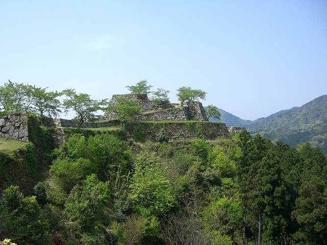 竹田城跡の本丸の写真