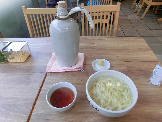 道の駅 | わじき | うどん店「まるお」の「釜揚げうどん」